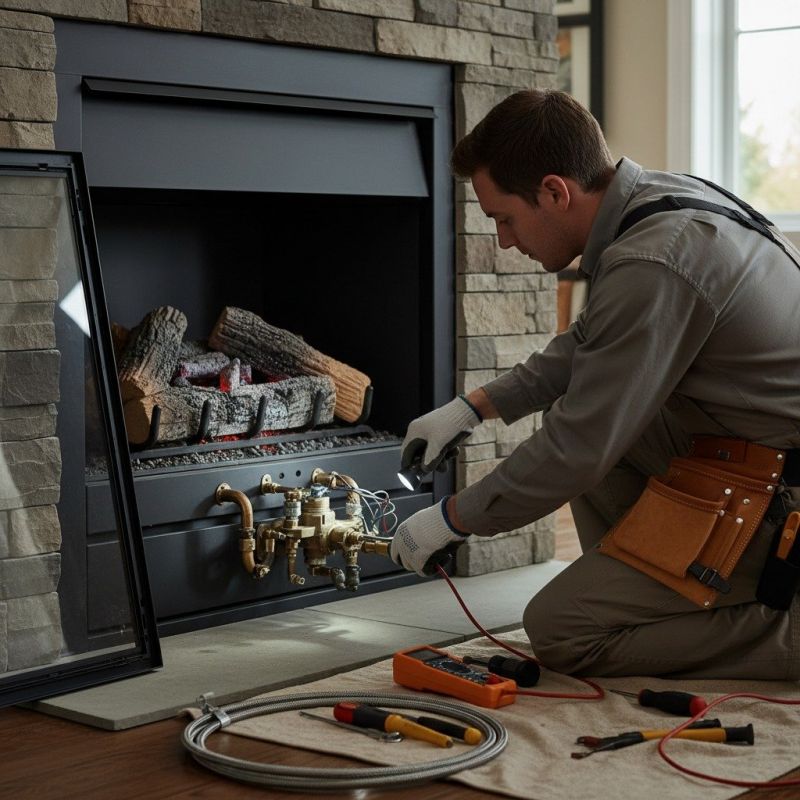 Gas Fireplace Inspection